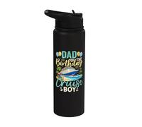 Fête des vacances pour papa de l'anniversaire Stainless Steel Insulated Water Bottle