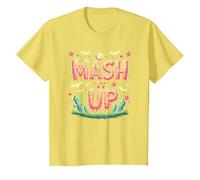 Fête d'halloween Amusante et effrayante avec Monster Mash It Up T-Shirt, Enfant, Citron, 10 Ans