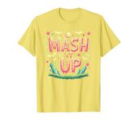 Fête d'halloween Amusante et effrayante avec Monster Mash It Up T-Shirt, Homme, Citron, XXL