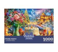 Fête d'hiver 1000 Piece Adults Puzzle Kids Age Games Family Games Home Decoration Decompression 38x26cm/1000pcs