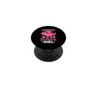 Fête Dinosaure pour nièce de l'anniversaire d'une Fille PopSockets PopGrip Adhésif