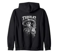 Fête drôle de fête à Boire avec Un Squelette de Tequila Sweat à Capuche
