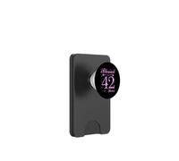 Fête du 42e Anniversaire bénie par Dieu pour Les 42 Ans PopSockets PopWallet pour MagSafe