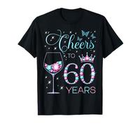 Fête du 60e Anniversaire de Cheers to 60 Ans, 60e Anniversaire T-Shirt
