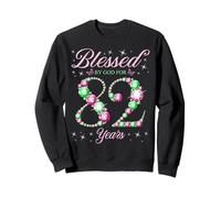 Fête du 82e Anniversaire de Naissance bénie par Dieu pour Les 82 Ans Sweatshirt