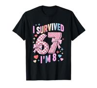 Fête du 8e Anniversaire des Filles, J'Ai survécu à 67 Ans, 8 T-Shirt