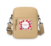 Fête du Canada 4 juillet EST 1867 Sac à bandoulière en érable Sac à main pour téléphone portable Mini sac à main