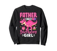 Fête du Père de l'anniversaire de Fille Dinosaure Sweatshirt