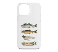 Fête du Poisson de Noël Dîner Gourmand de Fruits de mer Coque pour iPhone 13 Pro Max