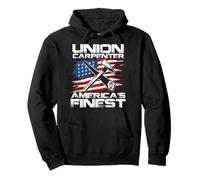 Fête du Travail Union Carpenter America's Finest Sweat à Capuche