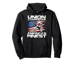 Fête du Travail Union Carpenter America's Finest Sweat à Capuche