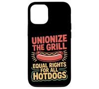 Fête du Travail Unionize The Grill égal Droits pour Tous Les Hot-Dogs Coque pour iPhone 12/12 Pro