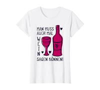 Fête du vin - Il Faut Aussi Pouvoir dire vin ! Buveur de vin T-Shirt