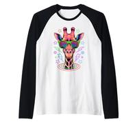 Fête Girafe Lunettes de Soleil Girafes Manche Raglan