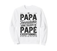 Fête Grand Père Papé Motif Papa Formidable Papé Exceptionnel Sweatshirt