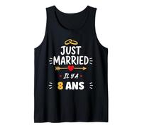 Fête Mariés Humour Couple Anniversaire Mariage 8 Ans Débardeur