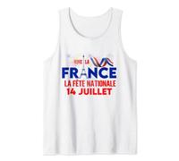 Fête Nationale Bastille14 juillet 2022 Drapeau de France Débardeur