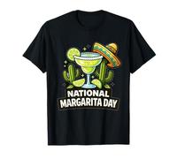 Fête Nationale de la Margarita en Verre Cactus Fiesta T-Shirt