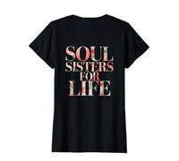 Fête nuptiale Friendship Soul Sisters For Life imprimée T-Shirt