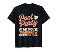 Fête Piscine Bring The Pool Party Soirée D'été Barbecue T-Shirt