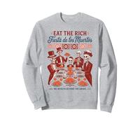 Fête pour Les 99% - Eat Rich Skeleton Celebration Sweatshirt