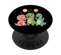 Fête préhistorique de Copains Mignons PopSockets PopGrip Adhésif