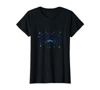 Fête prénatale de la Moustache Bleue de l'équipe T-Shirt, Femme, Noir, M