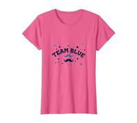 Fête prénatale de la Moustache Bleue de l'équipe T-Shirt, Femme, Rose chiné, S