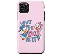 Fête prénatale de What The Duck is It Gender Reveal Coque pour iPhone 11 Pro Max