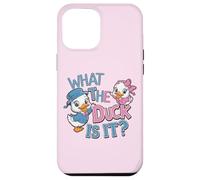 Fête prénatale de What The Duck is It Gender Reveal Coque pour iPhone 12 Pro Max