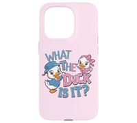 Fête prénatale de What The Duck is It Gender Reveal Coque pour iPhone 15 Pro