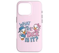 Fête prénatale de What The Duck is It Gender Reveal Coque pour iPhone 16 Pro
