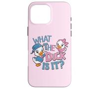 Fête prénatale de What The Duck is It Gender Reveal Coque pour iPhone 16 Pro Max
