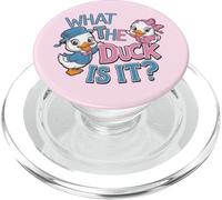 Fête prénatale de What The Duck is It Gender Reveal PopSockets PopGrip pour MagSafe