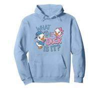 Fête prénatale de What The Duck is It Gender Reveal Sweat à Capuche
