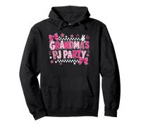 Fête Pyjama pour Grand-mère, soirée Pyjama Mignonne avec nœuds ludiques Sweat à Capuche