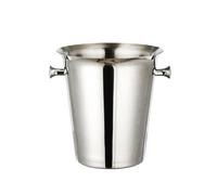 Fête Seau à glace en acier inoxydable 2 L for champagne, idéal for les fêtes de Noël ou bars extérieur Bac à boissons(Gold)