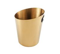 Fête Seau à Glace en Acier Inoxydable 5L Champagne et Vin Doré Seaux for Boissons Fêtes Bac à boissons