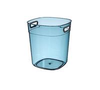 Fête Seau à Glace Maison Bière Champagne De Stockage Pique-Nique en Plein Air Panier Fruits Bar KTV À Boissons Portable Petit Petite Poubelle Bac à boissons(Blue)