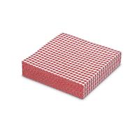 Fêter et recevoir 25 Serviettes INTISSEES Vichy 40 x 40 CM