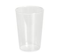 Fêter et recevoir 40 Verres Ronds Plastiques RÉUTILISABLES 10CL Transparent