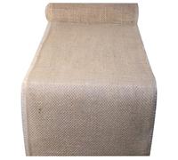Fêter et recevoir - Chemin de table en véritable toile de jute - 28cm x 5m