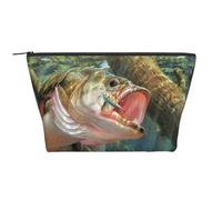 Fêtes imprimées de Poisson, Trousse de Toilette Trousse de Maquillage Sac à cosmétiques Trousse de Toilette de Voyage Portable