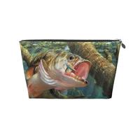 Fêtes imprimées de Poisson, Trousse de Toilette Trousse de Maquillage Sac à cosmétiques Trousse de Toilette de Voyage Portable