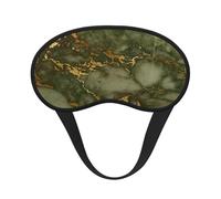 Fêtes luxueuses en marbre vert et or,Masques de sommeil occultants, cache-yeux couvrants, masques de sommeil anti-lumière