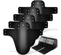 FETESNICE Garde-Boue de vélo de Montagne réglable, Compatible Avant et arrière, s'adapte aux Tailles de Roues 26 ", 27,5", 29 ", Grande Taille et Fat Bike, 2 pièces (Noir4)