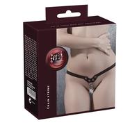 Fétiche - string clouté avec chaîne (noir, S-L)