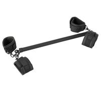 Fetish - barre d'attache simili cuir - set 6 pièces - noir