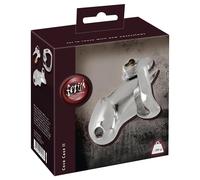 Fetish - cage de chasteté pénis en métal - argent