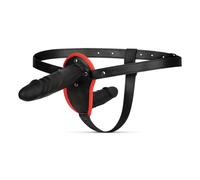 Fetish Collection - Ensemble Double Gode-Ceinture - Noir